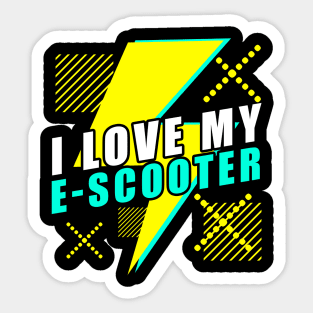 electric scooter Sticker